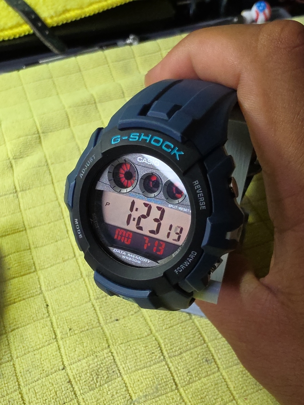 Vintage Casio G-Shock G-3010F-2AV Bue - Tested & Works Great